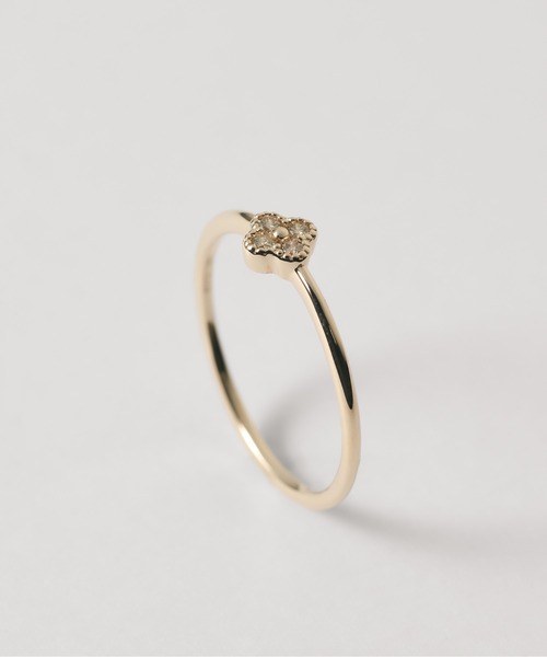 現行品　Jewel closet by L&Co. K10YGダイヤモンドリング Jewel closet by L&Co. 指輪 リング K10 ダイヤモンド ランダム