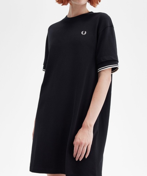 FRED PERRY ワンピース フリル Twin Tipped Fred Perry Dress(8 350：BLACK): | FRED PERRY