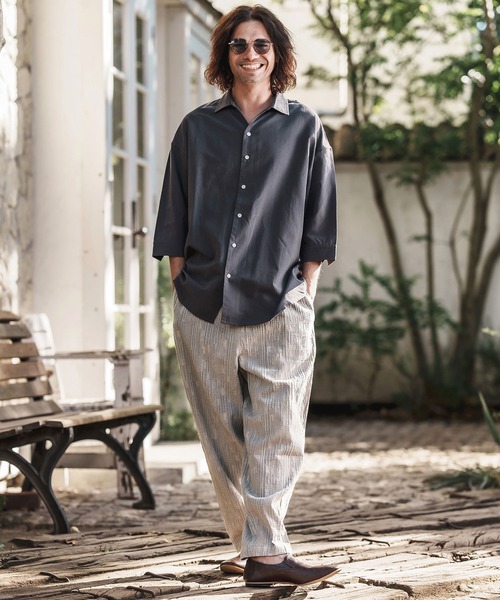 CAMBIO（カンビオ） パンツ mp13213-Cotton Linen Tie dye Balloon