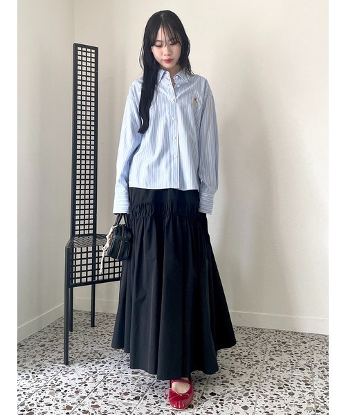 ブラウス シャツ 「ZOZO限定カラー」Lily Bearクラシックシャツ レディース LILY BROWN ブラウス シャツ 「ZOZO限定カラー」Lily Bear