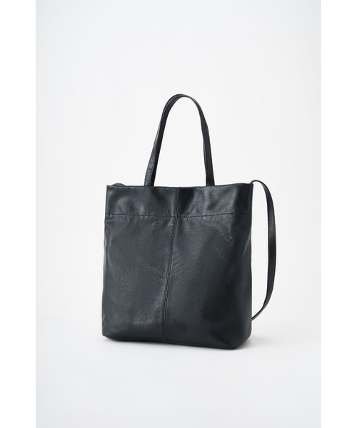 utta トートバッグ 「utta/ウッタ」ゴートレザー2WAY TOTEBAG /山羊革