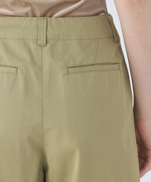 MACPHEE パンツ コットンサージ ドローストリングパンツ