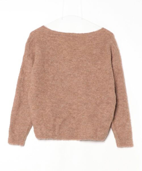 「Dignite collier」 Vネックニット FREE ブラウン レディース_画像2