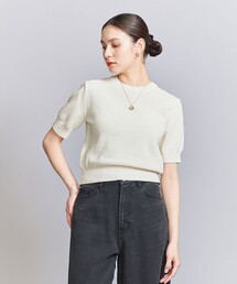 SHIPS クリンクルシアーショートスリーブプルオーバー シップス SHIPS Wai＋:〈手洗い可能〉クリンクル シアー