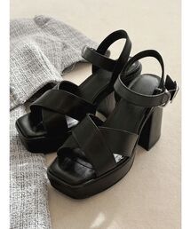 サンダル プラットフォームクロスサンダル レディース｜ZOZOTOWN Yahoo!店