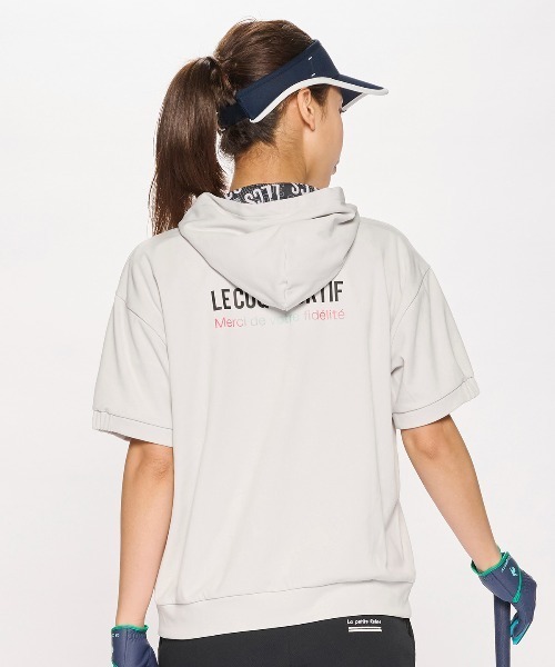 le coq sportif GOLF パーカー 「30th」半袖フーディー レディース