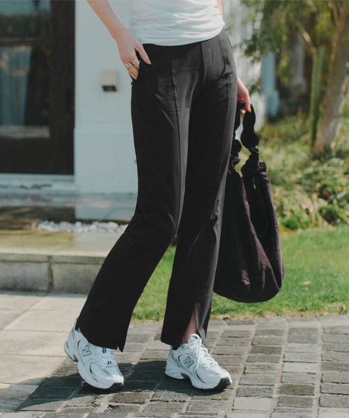 ラッシュガード 「 」 裾スリットスリムパンツ レディース : ZOZOTOWN