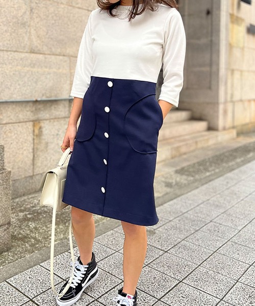 ST.ROONEY（セントルーニー） ワンピース レトロボタンワンピース「低