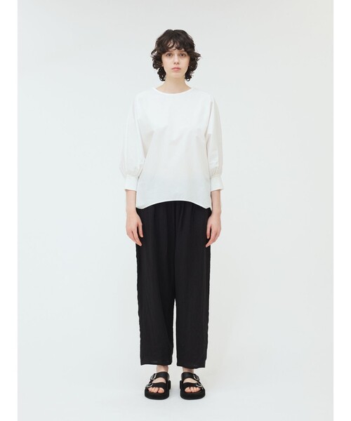 mizuiro ind リネンカジュアルパンツ 　新品 mizuiroind パンツ mizuiro ind リネンイージーパンツ