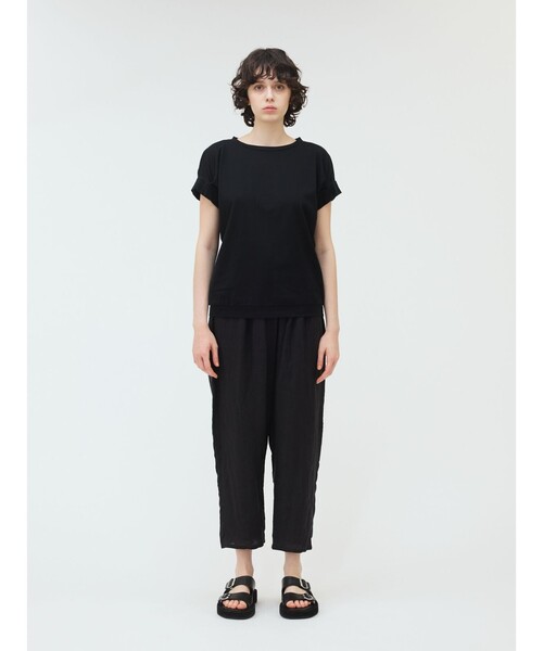mizuiro ind リネンカジュアルパンツ 　新品 mizuiroind パンツ mizuiro ind リネンイージーパンツ