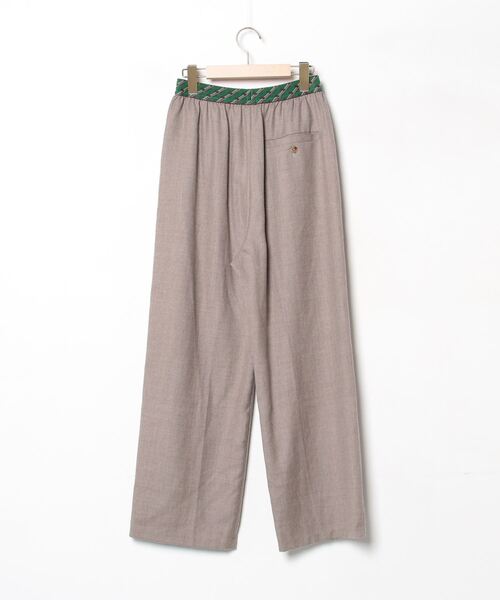 「6」 イージーパンツ 36 ブラウン レディース_画像2