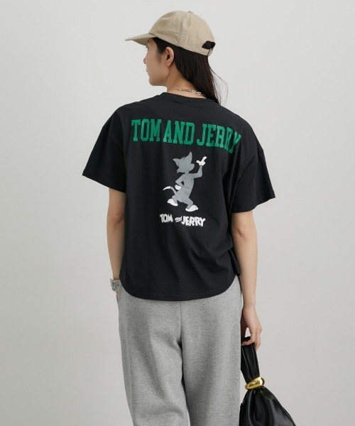 トム＆ジェリーTシャツ　ブラック 海外公式 トムアンドジェリー Tシャツ – Cen Online Store