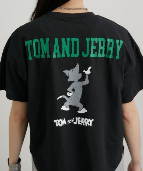 tシャツ トムとジェリーTシャツ（後ろ姿プリント） レディース