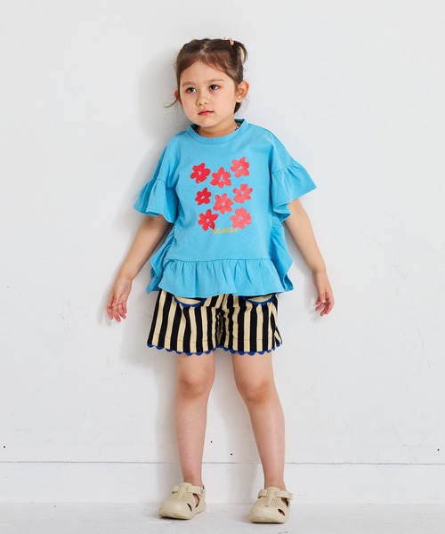 kiminori morishita 赤 リネン　ショートパンツ 4/46 リネン ショートパンツ |【公式】子供服やベビー服のキッズ