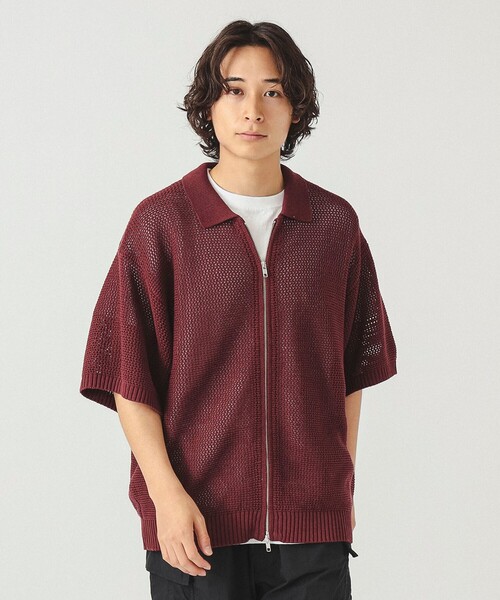 メッシュ ニット ポロシャツ（ポロシャツ）｜BEAMS（ビームス