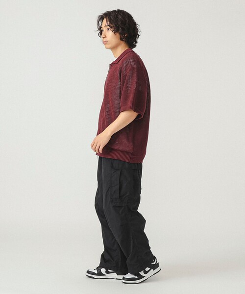 BEAMS ポロシャツ メッシュ ニット メンズ : ZOZOTOWN Yahoo!店