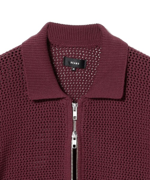 BEAMS（ビームス）メッシュ ニット ポロシャツ（シャツ