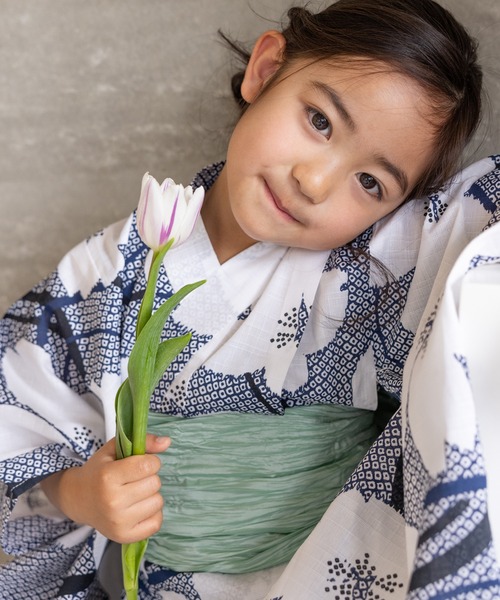 新品未使用タグ付⭐︎ポンポネットジュニア　浴衣　サイズ 150 浴衣 子供浴衣 キッズ 子供 : ZOZOTOWN Yahoo!店 - 通販 - Yahoo