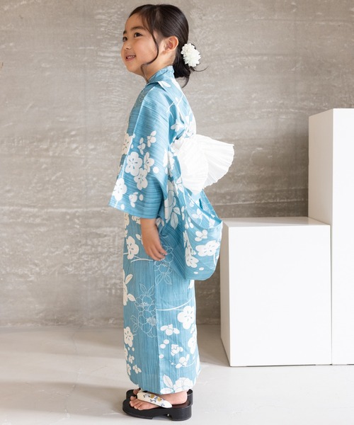 【7】　子供浴衣　54点　おまとめ売り 子供 浴衣 女の子 子供浴衣セット（浴衣＋帯） 浴衣2点セット 全