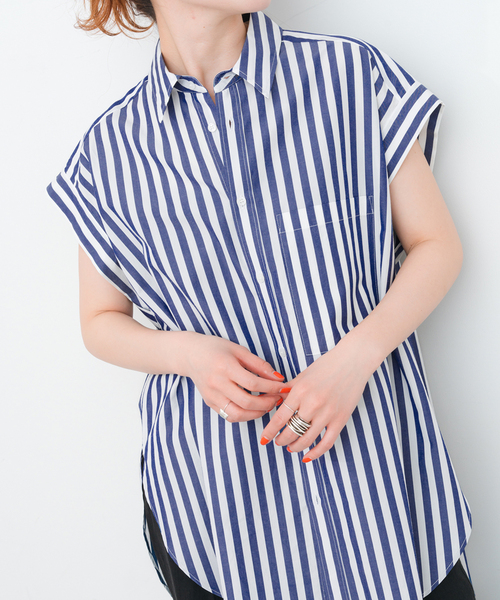 Spick and Span フレンチスリーブロングシャツ Spick & Span｜フレンチスリーブロングシャツ | Rakuten Fashion