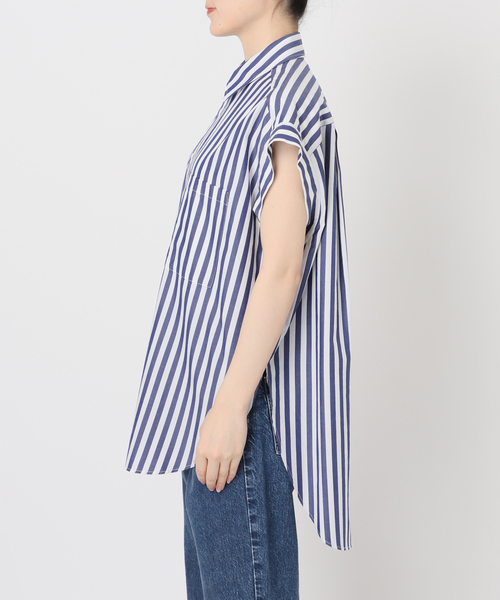 Spick and Span フレンチスリーブロングシャツ フレンチスリーブロングシャツ（シャツ／ブラウス）｜Spick and