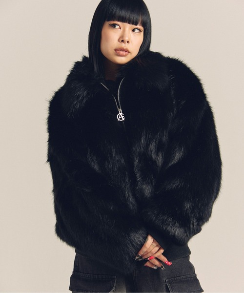 「GALLIS ADDICTION」 ジップアップブルゾン L ブラック メンズ_画像3