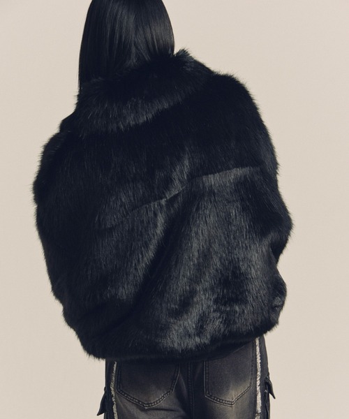 「GALLIS ADDICTION」 ジップアップブルゾン L ブラック メンズ_画像9