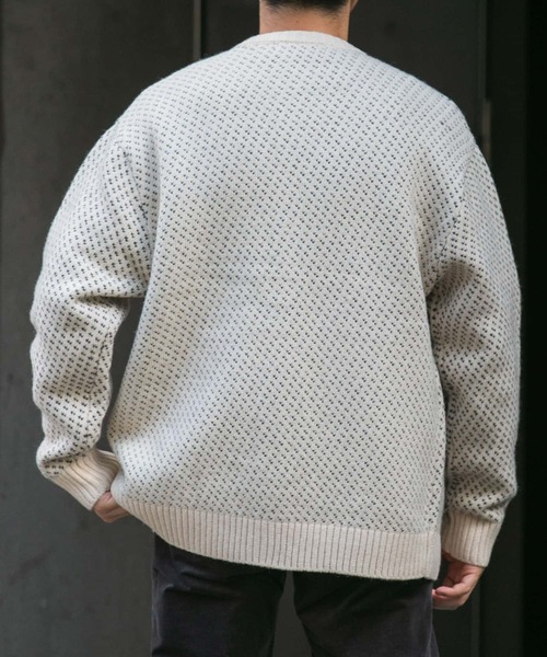 「URBAN RESEARCH ROSSO MEN」 ニットカーディガン MEDIUM ブラック メンズ_画像5