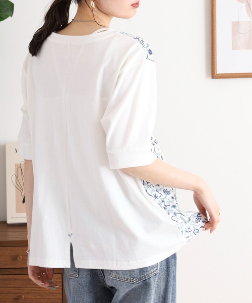 tシャツ EMAGO どこにいるのかな刺繍Ｔシャツ レディース Emago tシャツ EMAGO どこにいるのかな刺繍Tシャツ レディース