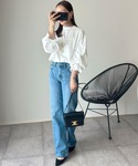 tシャツ ひとさじの甘さ。微光沢仕立て、シルケ...の詳細画像3
