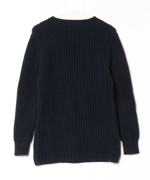 「SCOTCH&SODA」 刺繍長袖ニット S ネイビー メンズ