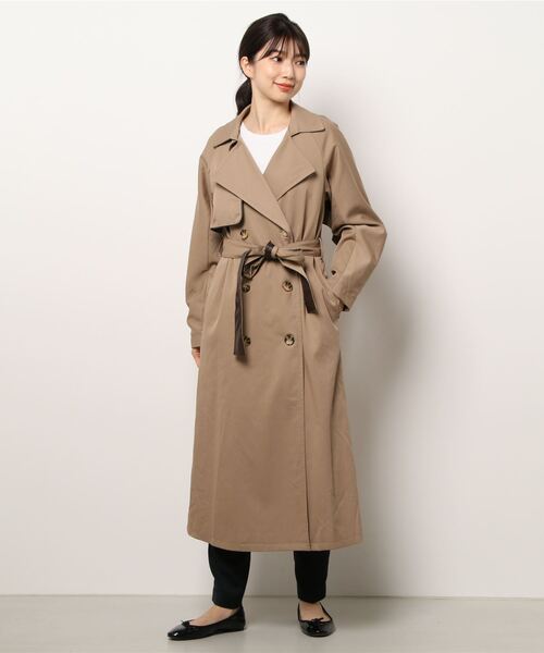 RISLEY ベージュ トレンチコート セール】Risley/リズレー/ショートトレンチアンサンブル（トレンチ