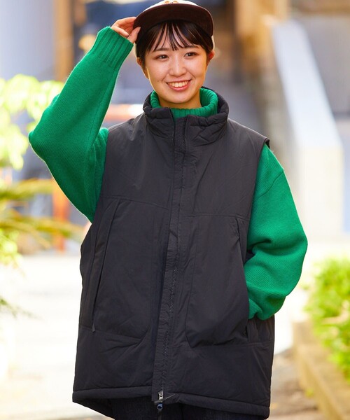 「FREAK'S STORE」 ベスト LARGE ブラック メンズ