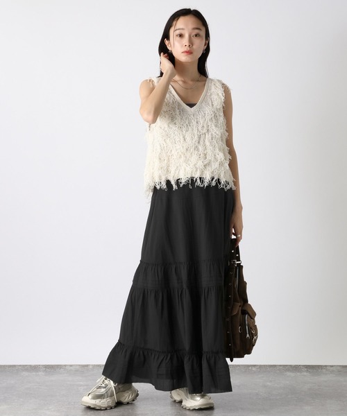 定番コットンティアードスカート コットンティアードスカート（スカート）｜Fashion Letter