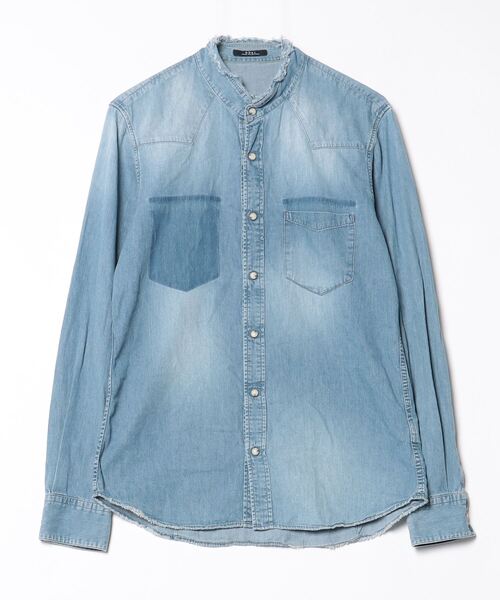 5351 POUR LES HOMMES 「5351 HOMMES」 長袖シャツ 3 ブルー