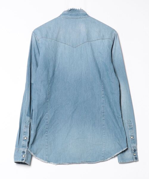 5351　長袖Lサイズ ワッシャーチェック 長袖シャツ｜5351POUR LES HOMMES / 5351