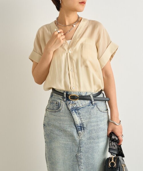 un dix cors ブラウス シャツ 「きちんと感・快適な着心地