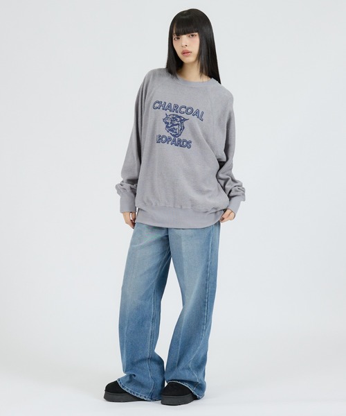 AMERICANA（アメリカーナ） tシャツ 「AMERICANA×ORIGINAL Charcoal