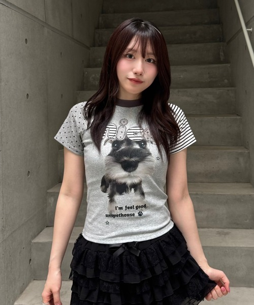 tシャツ グラフィックポップラグランTシャツ レディース メンズ