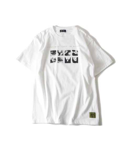 「Subciety」 半袖Tシャツ MEDIUM ホワイト メンズ