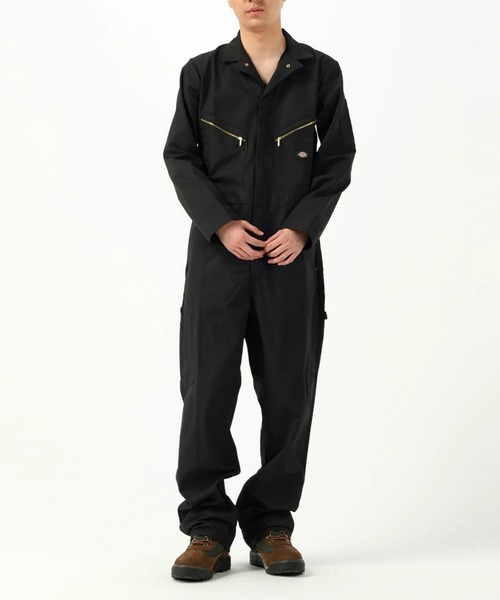 FACETASM × DICKIES 開襟シャツ 長袖 カバーオール ジャケット FACETASM x DICKIES COVER ALL JACKET (BLACK)の商品ページ