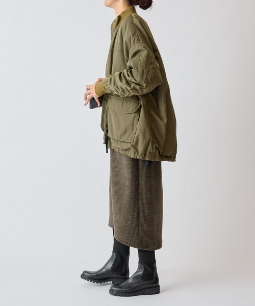 BEARDSLEY（ビアズリー） 長袖ワンピース FREE グリーン レディース