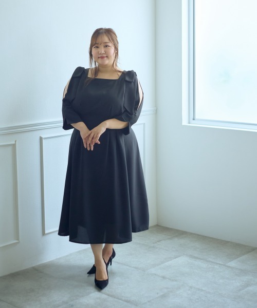 SMILELAND ワンピース 「大きいサイズ」「らめちゃんコラボ」ウエスト