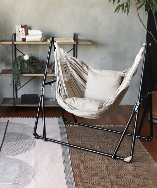 a.depeche 3way ハンモック ハンモック 自立式 3way 室内 屋外 一人用 5点セット | a