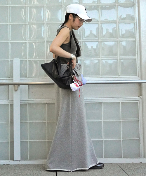 AP STUDIO スカート フォールドオーバースウェットスカート