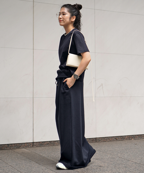 AP STUDIO スカート フォールドオーバースウェットスカート