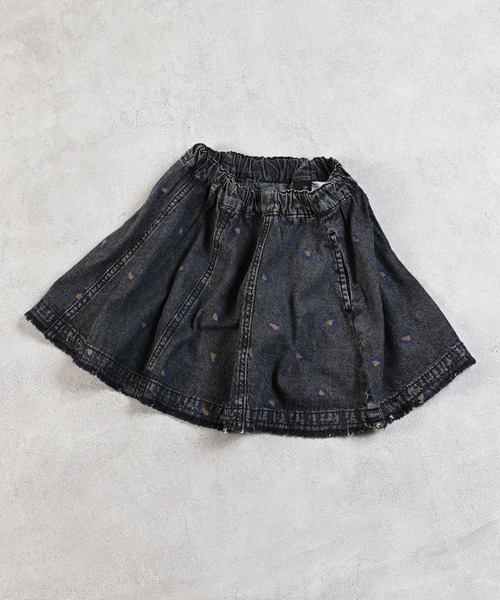 MARKEY'S（マーキーズ） スカート レオパードデニムフレアーミニ