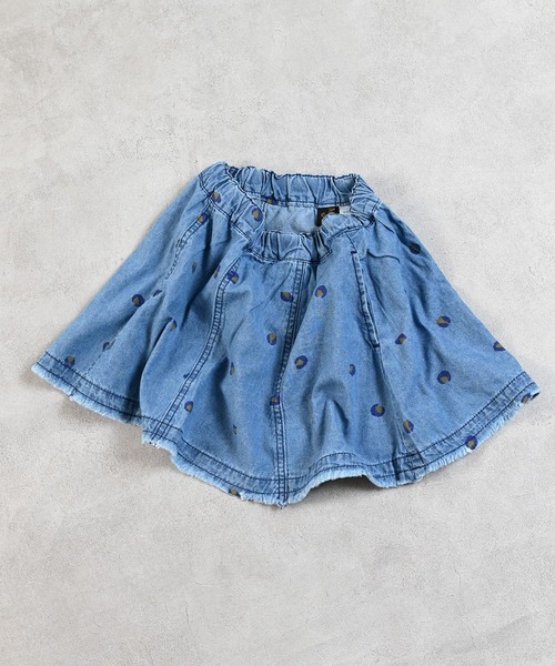 MARKEY'S（マーキーズ） スカート レオパードデニムフレアーミニ