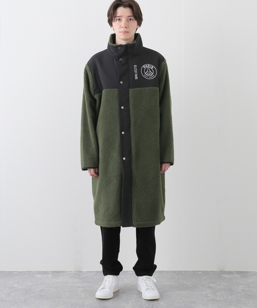 PARIS SAINT-GERMAIN」 コート LARGE グリーン メンズ : ZOZOTOWN