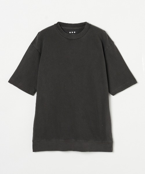 「three dots」 半袖Tシャツ MEDIUM ライトブルー メンズ